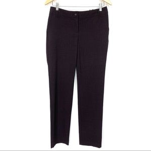 Body By Victoria Y2K Christie Fit Plum Brown Career Dress Pants Tapered Leg